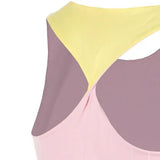 DÉBARDEUR FILA IVETTE TANK TOP FEMMES-ROSÉ, JAUNE LEMON 4