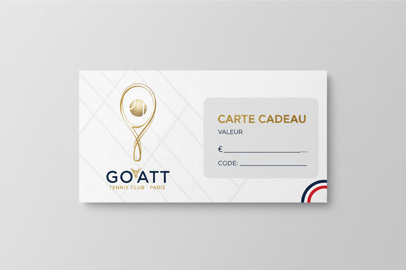 Carte cadeau GOATT Tennis