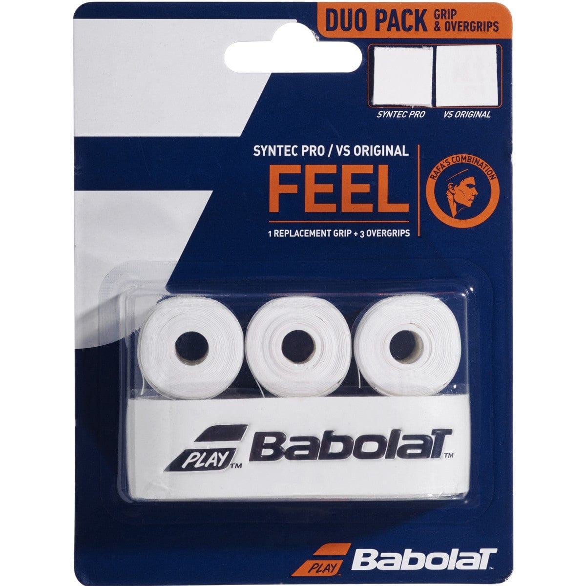 Goatt DUO PACK BABOLAT SYNTEC PRO + 3 SURGRIPS VS ORIGINAL