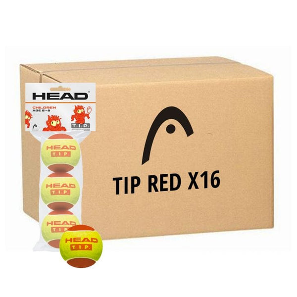 Head CARTON DE 16x3 BALLES HEAD T.I.P. RED yellow / Carton