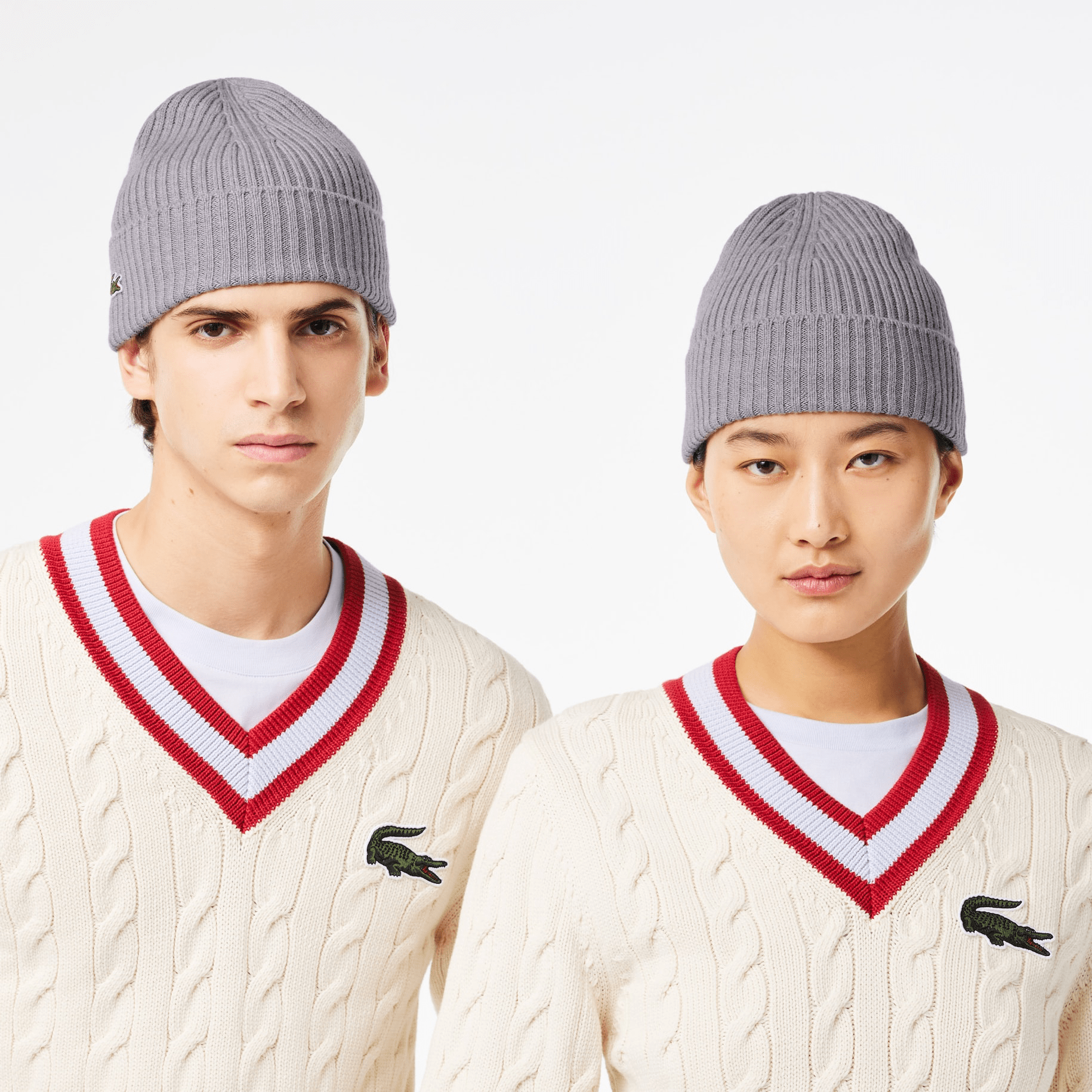 Lacoste Exclusive Nouveau Bonnet Lacoste Hot Bonnet En Laine