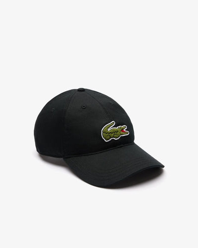 CASQUETTE LACOSTE TWILL DE COTON BADGE CROCODILE