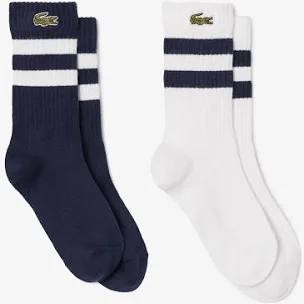 CHAUSSETTES LACOSTE COTON RAYÉ