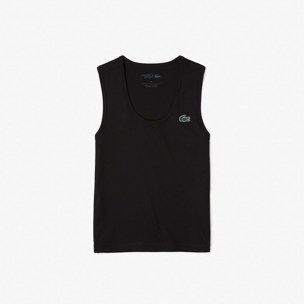 Lacoste DÉBARDEUR LACOSTE TENNIS MAILLE CÔTELÉE ULTRA DRY