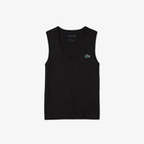 DÉBARDEUR LACOSTE TENNIS MAILLE CÔTELÉE ULTRA DRY 1