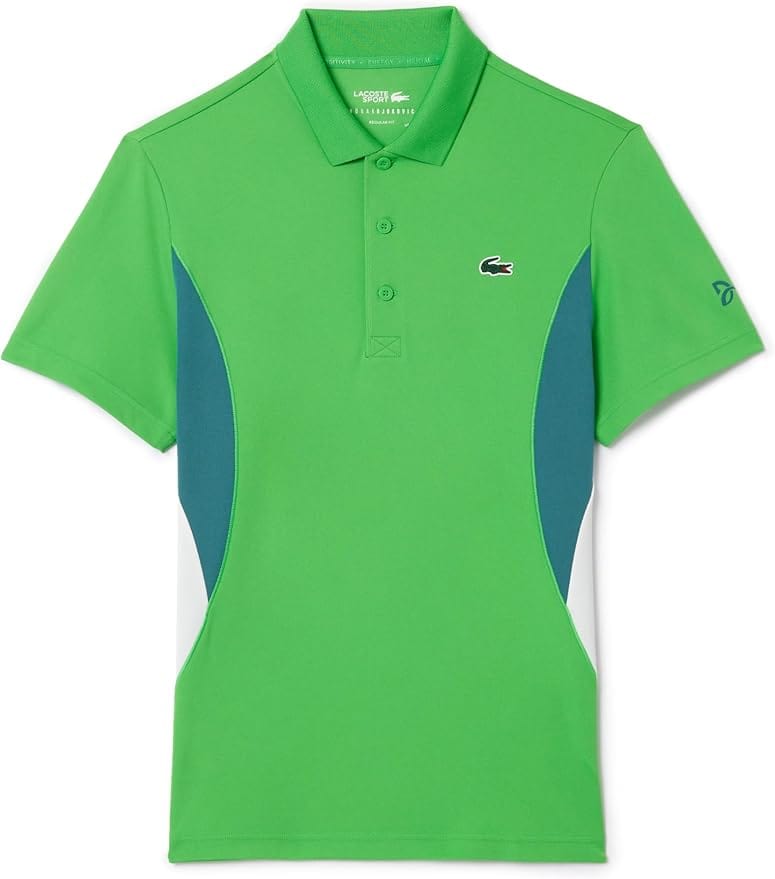 Lacoste POLO LACOSTE TENNIS NOVAK DJOKOVIC VERT