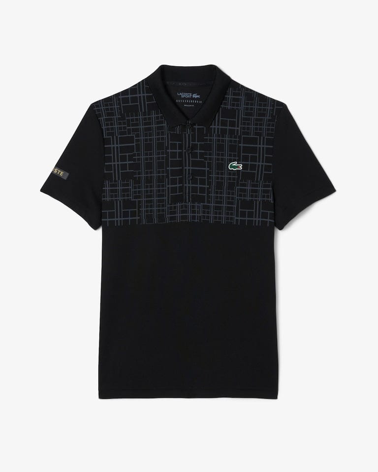 Lacoste POLO LACOSTE TENNIS x NOVAK DJOKOVIC ON COURT Noir / S