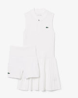 ROBE LACOSTE ULTRA DRY STRECH AVEC SHORTY (BLANC) 3