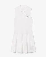 ROBE LACOSTE ULTRA DRY STRECH AVEC SHORTY (BLANC) 1