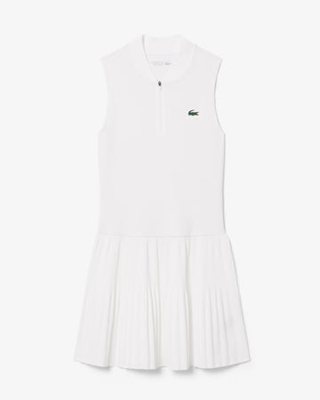 ROBE LACOSTE ULTRA DRY STRECH AVEC SHORTY (BLANC)