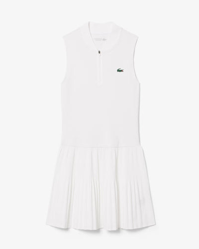 ROBE LACOSTE ULTRA DRY STRECH AVEC SHORTY (BLANC)