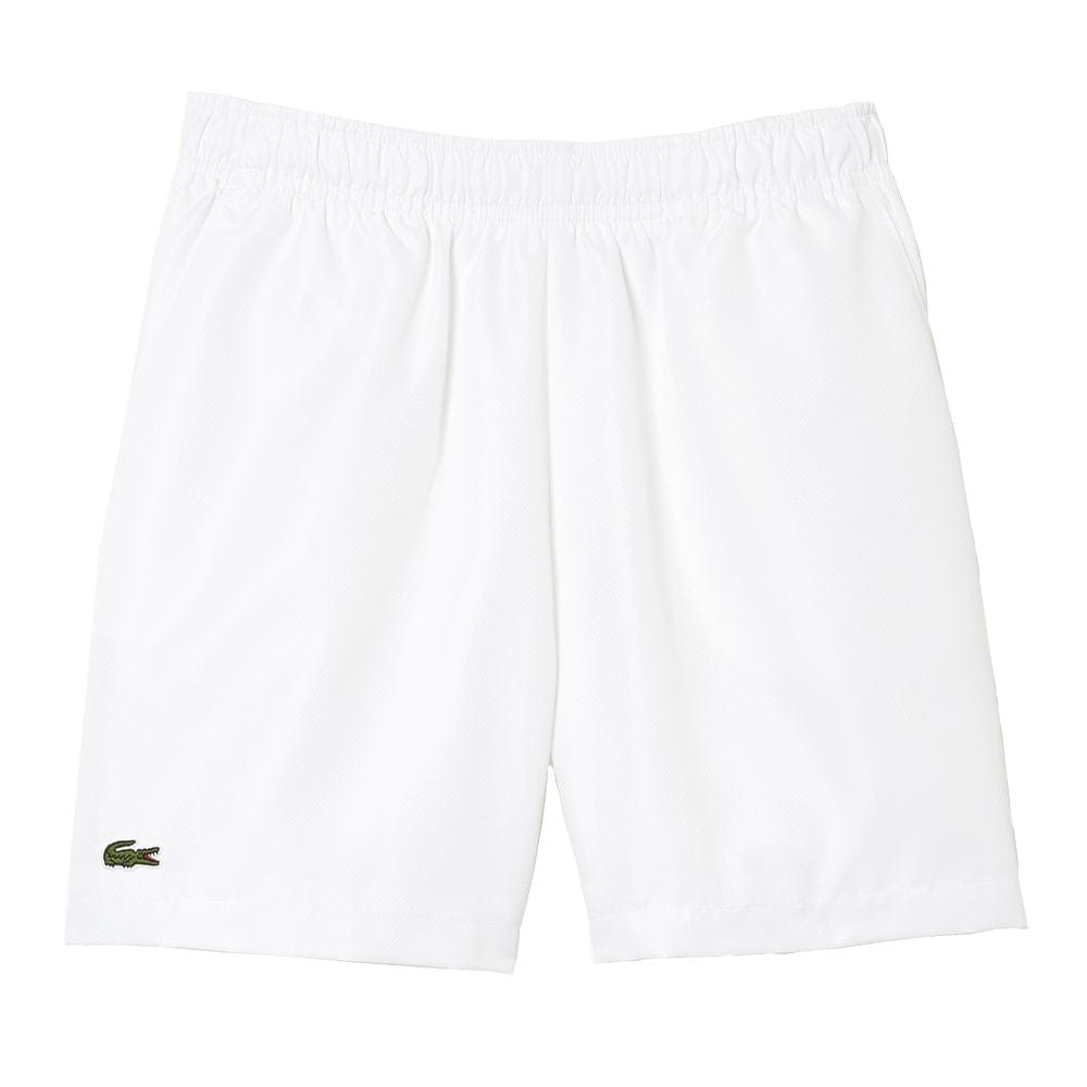 Lacoste SHORT JUNIOR BLANC LACOSTE TENNIS EN TAFFETAS DIAMANTÉ