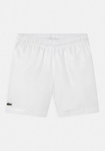 SHORT TENNIS JUNIOR EN TAFFETAS DIAMANTÉ BLANC