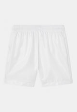 SHORT TENNIS JUNIOR EN TAFFETAS DIAMANTÉ BLANC 2