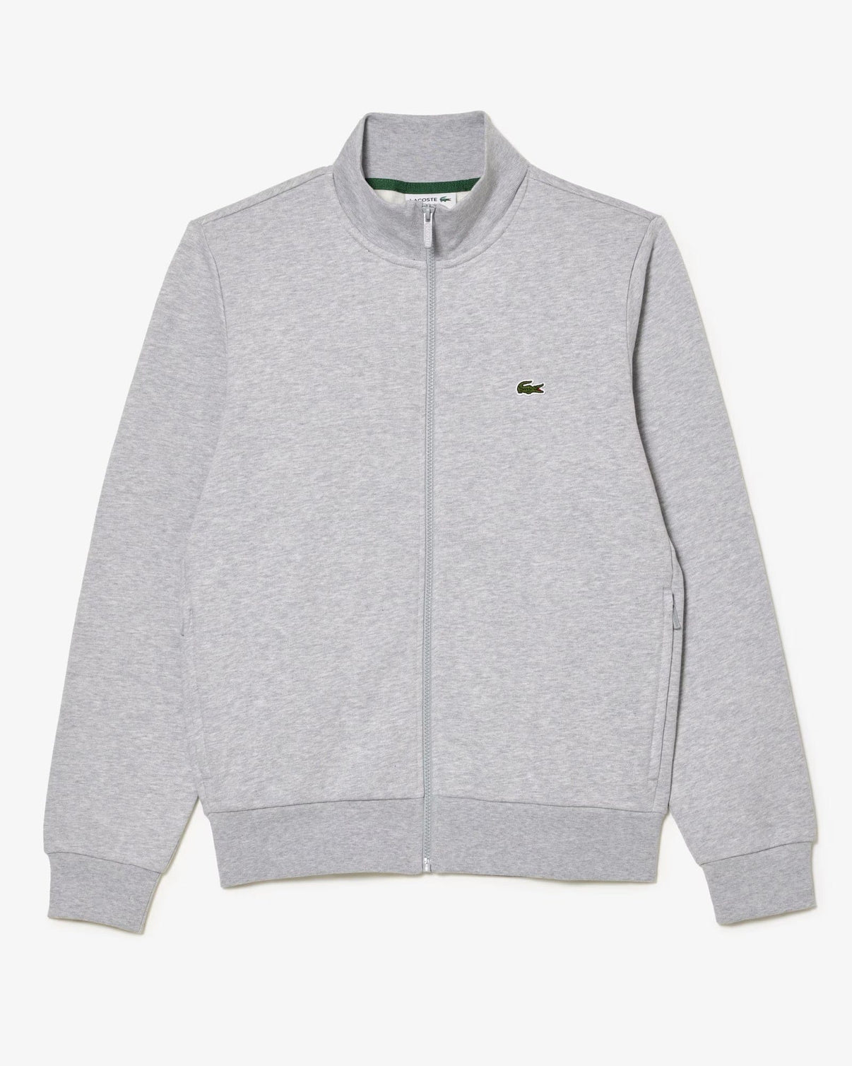 Lacoste SWEAT-SHIRT ZIPPÉ SANS CAPUCHE LACOSTE HOMME GRIS