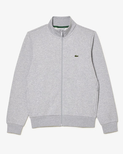SWEAT-SHIRT ZIPPÉ SANS CAPUCHE LACOSTE HOMME GRIS