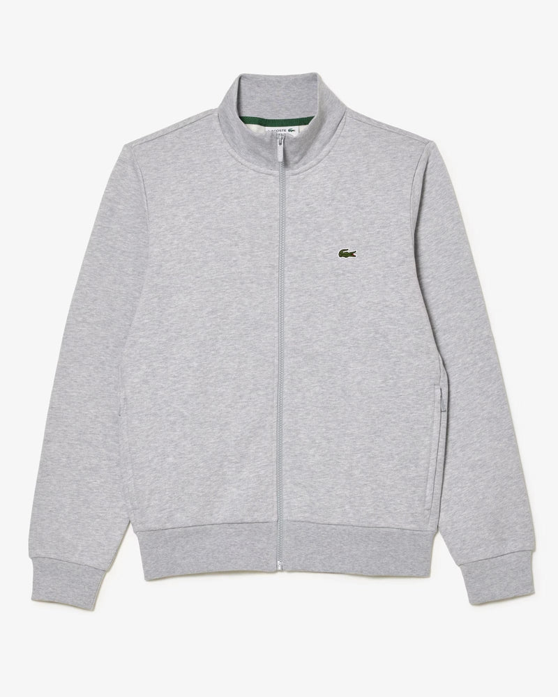 SWEAT-SHIRT ZIPPÉ SANS CAPUCHE LACOSTE HOMME GRIS