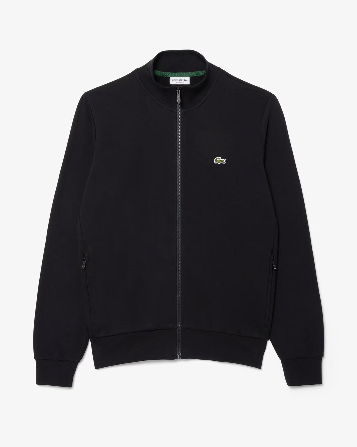 Lacoste SWEAT-SHIRT ZIPPÉ SANS CAPUCHE LACOSTE HOMME NOIR