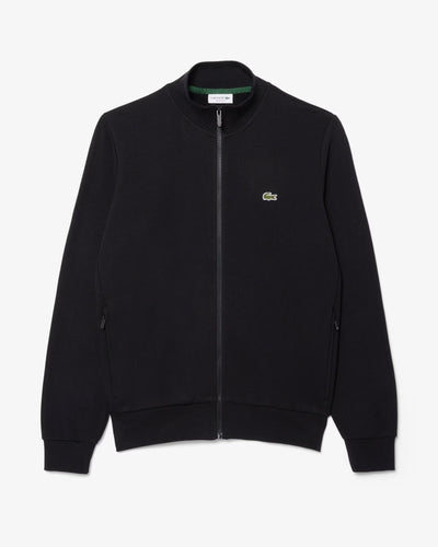 SWEAT-SHIRT ZIPPÉ SANS CAPUCHE LACOSTE HOMME NOIR