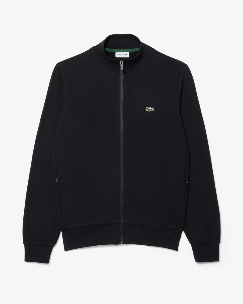 SWEAT-SHIRT ZIPPÉ SANS CAPUCHE LACOSTE HOMME NOIR