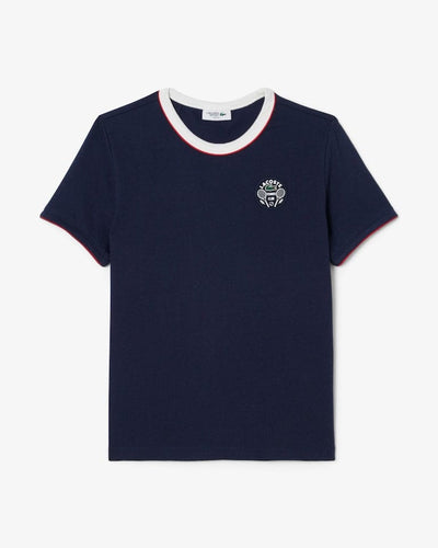 T-SHIRT LACOSTE HÉRITAGE ULTRA DRY BADGE