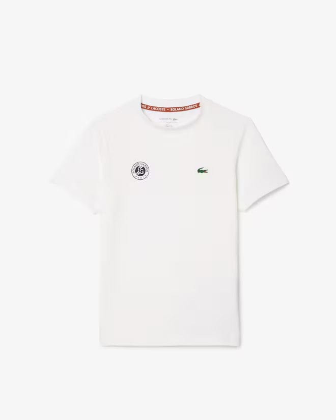 T-SHIRT DE TENNIS LACOSTE ROLAND GARROS ULTRA DRY JUNIOR