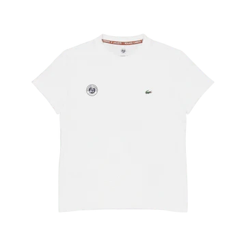T-SHIRT LACOSTE FEMME ULTRA DRY x ROLAND-GARROS