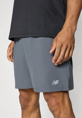 SHORT DE SPORT HOMME NEW BALANCE ESSENTIALS - GRIS 3