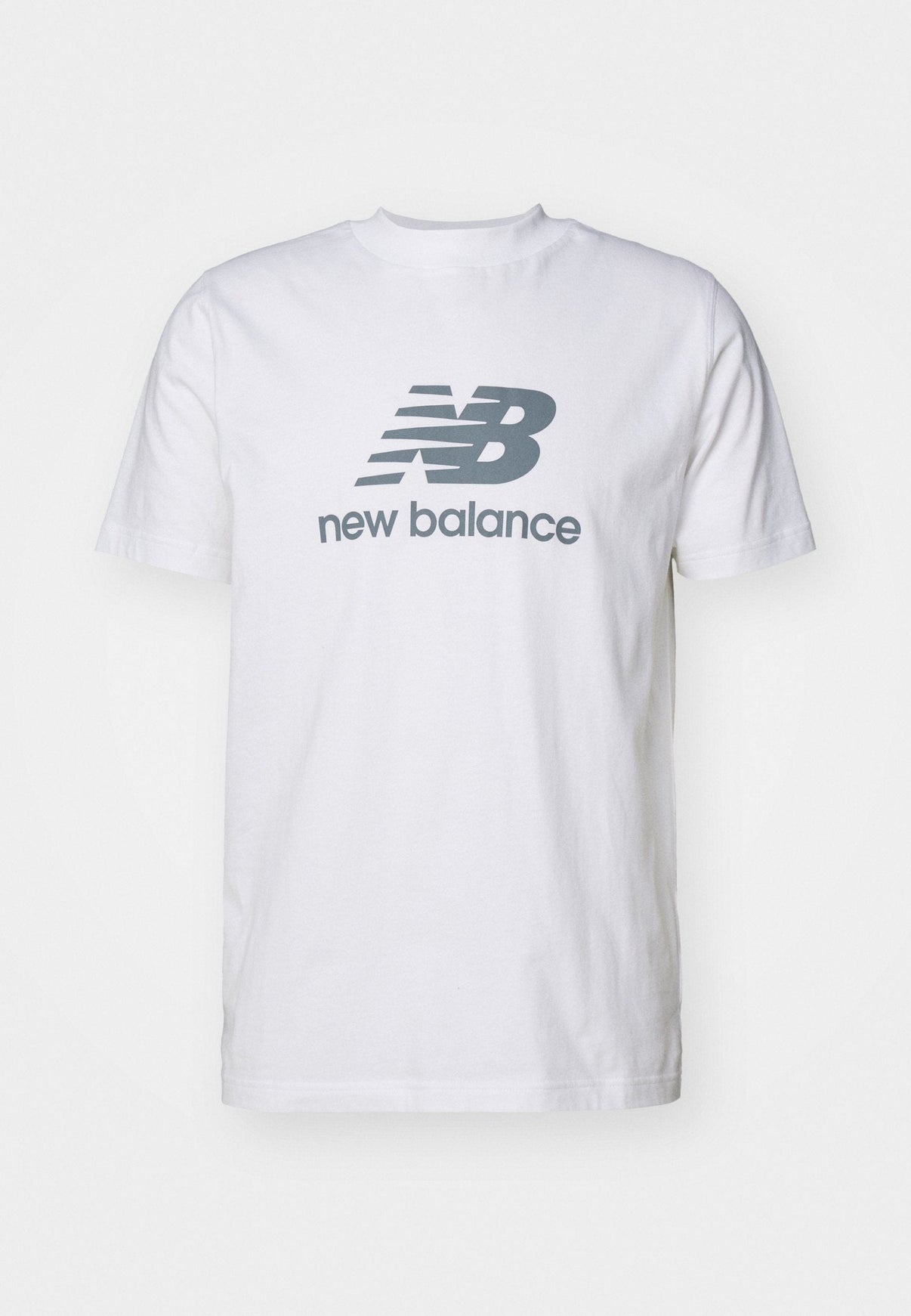 New balance T-SHIRT NEW BALANCE ESSENTIALS LOGO IMPRIMÉ Blanc / S