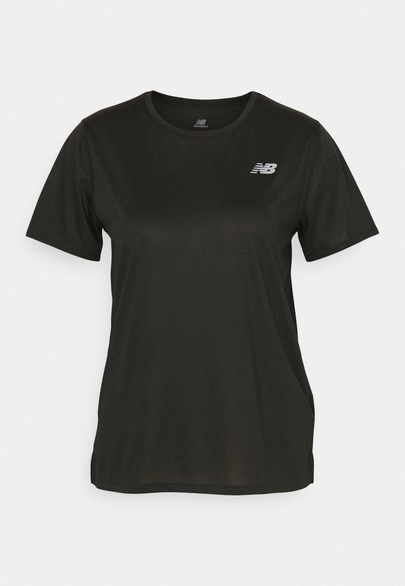 T-SHIRT FEMME DE SPORT NEW BALANCE ESSENTIALS - NOIR