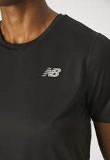T-SHIRT FEMME DE SPORT NEW BALANCE ESSENTIALS - NOIR 2