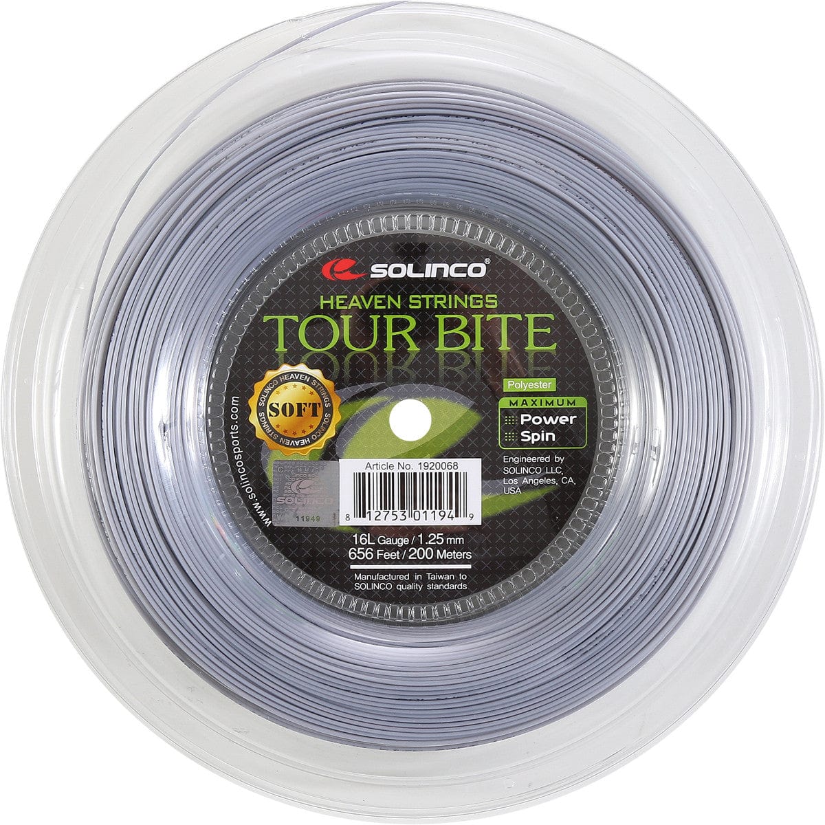 Solinco BOBINE SOLINCO TOUR BITE SOFT (200 METRES) 1,25