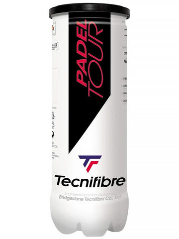 TUBE DE BALLES TECNIFIBRE PADEL TOUR (x3)