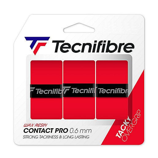 Tecnifibre SURGRIPS TECNIFIBRE CONTACT PRO (x3) red