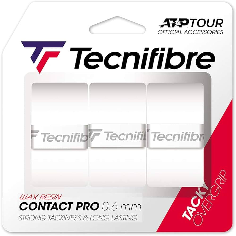 Tecnifibre SURGRIPS TECNIFIBRE CONTACT PRO (x3) white