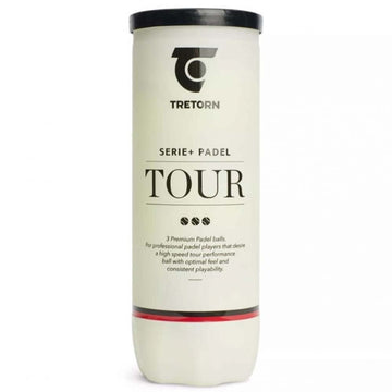TUBE DE 3 BALLES TRETORN SERIE+ PADEL TOUR