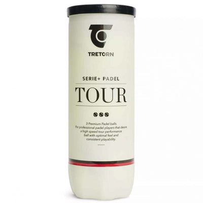 TUBE DE 3 BALLES TRETORN SERIE+ PADEL TOUR