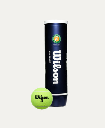 TUBE DE BALLES WILSON ROLAND GARROS ALL COURT (x4)