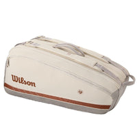 Wilson SAC WILSON ROLAND GARROS 9 RAQUETTES 2025 BEIGE Blanc