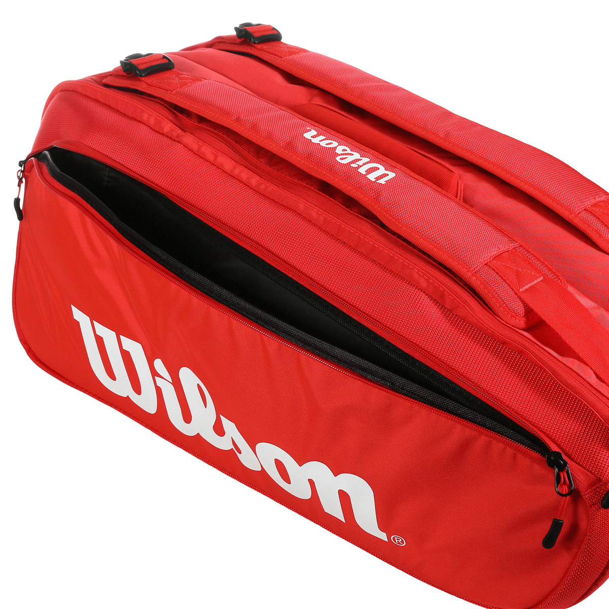 Wilson SAC WILSON SUPER TOUR RED (9 RAQUETTES) Rouge / 9 raquettes