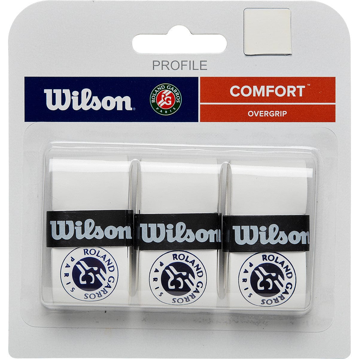 Wilson SURGRIPS WILSON ROLAND GARROS Blanc