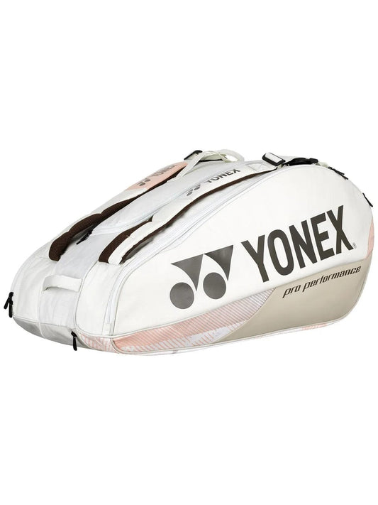 Yonex SAC YONEX THERMOBAG 10 RAQUETTES SAND BEIGE white